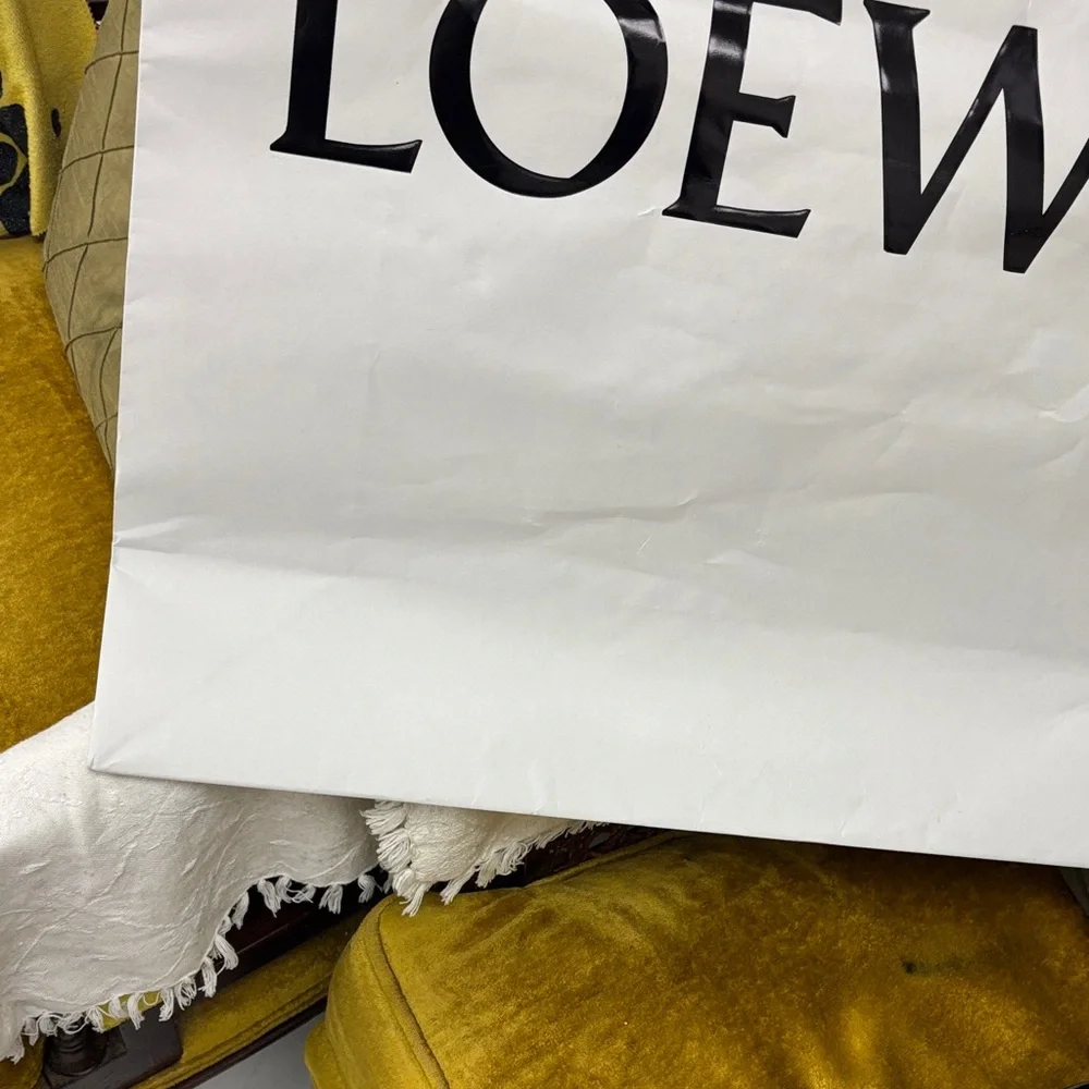 Loewe White Logo Tote